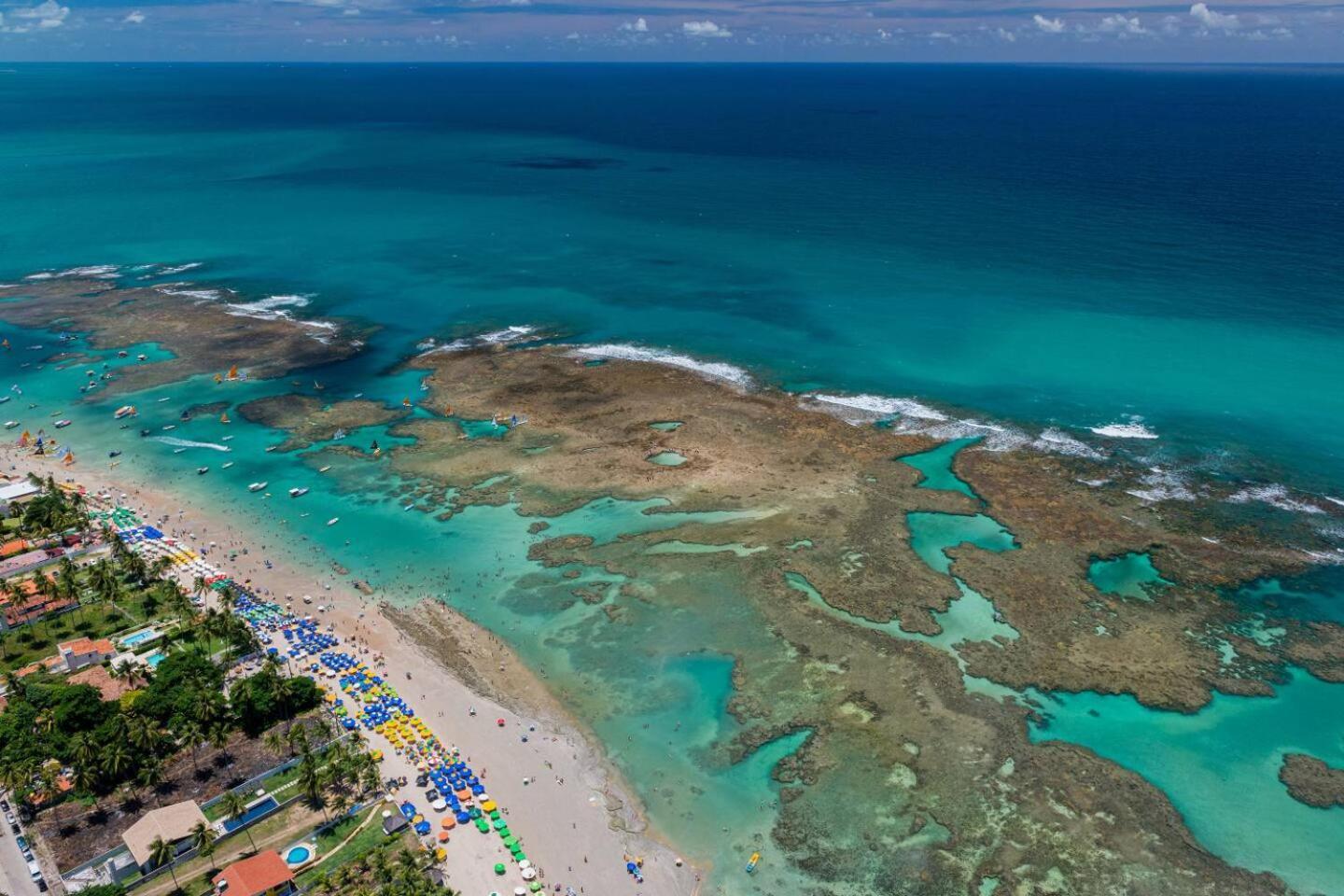 Studio Em Porto De Galinhas - Vista P Piscina Eksteriør billede